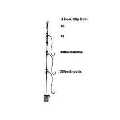 3 Hook Clipdown Rig - Haak: 2