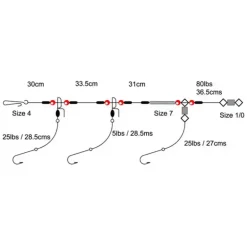 3 Hook Clipped Rig