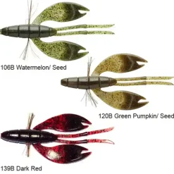 Bait Breath Bys Flappin Chunk - 120B Green Pumpkin/ Seed - 1