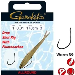 Dropshot Rig Worm 39