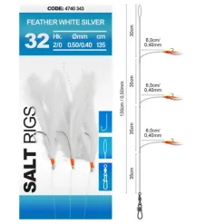 Feather White Silver - Salt Rig 32