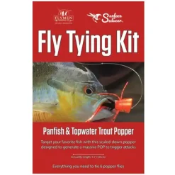Flymen Fly Tying Kit - Surface Seducer Panfish & Topwater Trout Popper