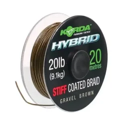 Hybrid Stiff Coated Braid - Weedy Green - 20 lb