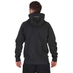 Marl Zip Hoody Charcoal