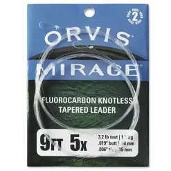 Mirage Fluorocarbon Knotless Tapered Leader