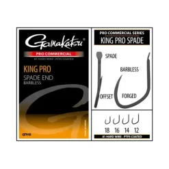 Pro Commercial King Pro Spade A1 Hooks - Barbless