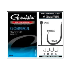 Pro Commercial XS Commercial Spade A1 Hooks - Barbless