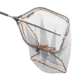 Pro Folding Rubber Large Mesh Landing Net
