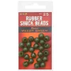 Rubber Shock Beads - 8 mm - Weedy Green