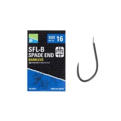 SFL-B Spade End Barbless Hooks