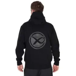 Stealth Zip Hoody Black